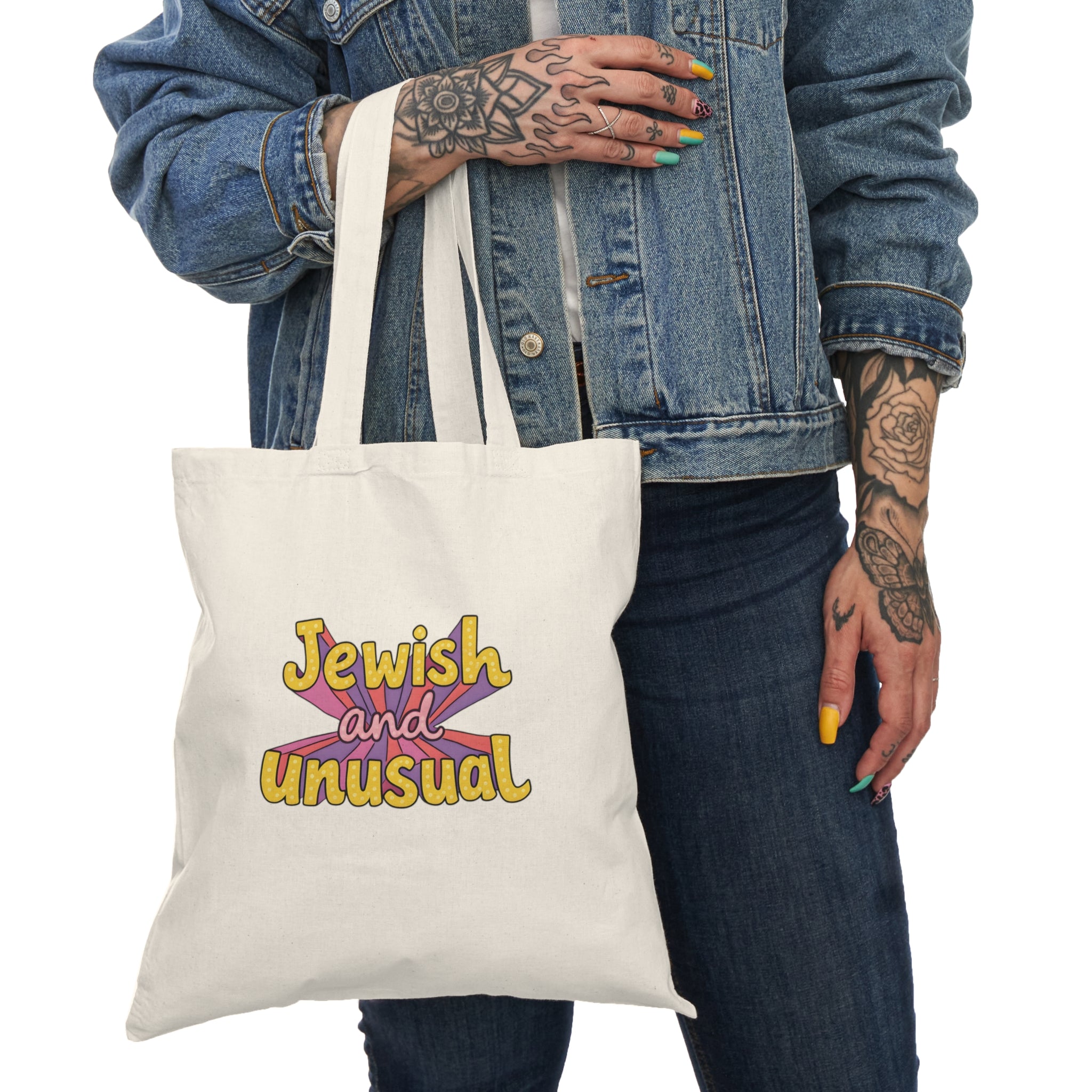 "Jewish and Unusual" Tote Bag