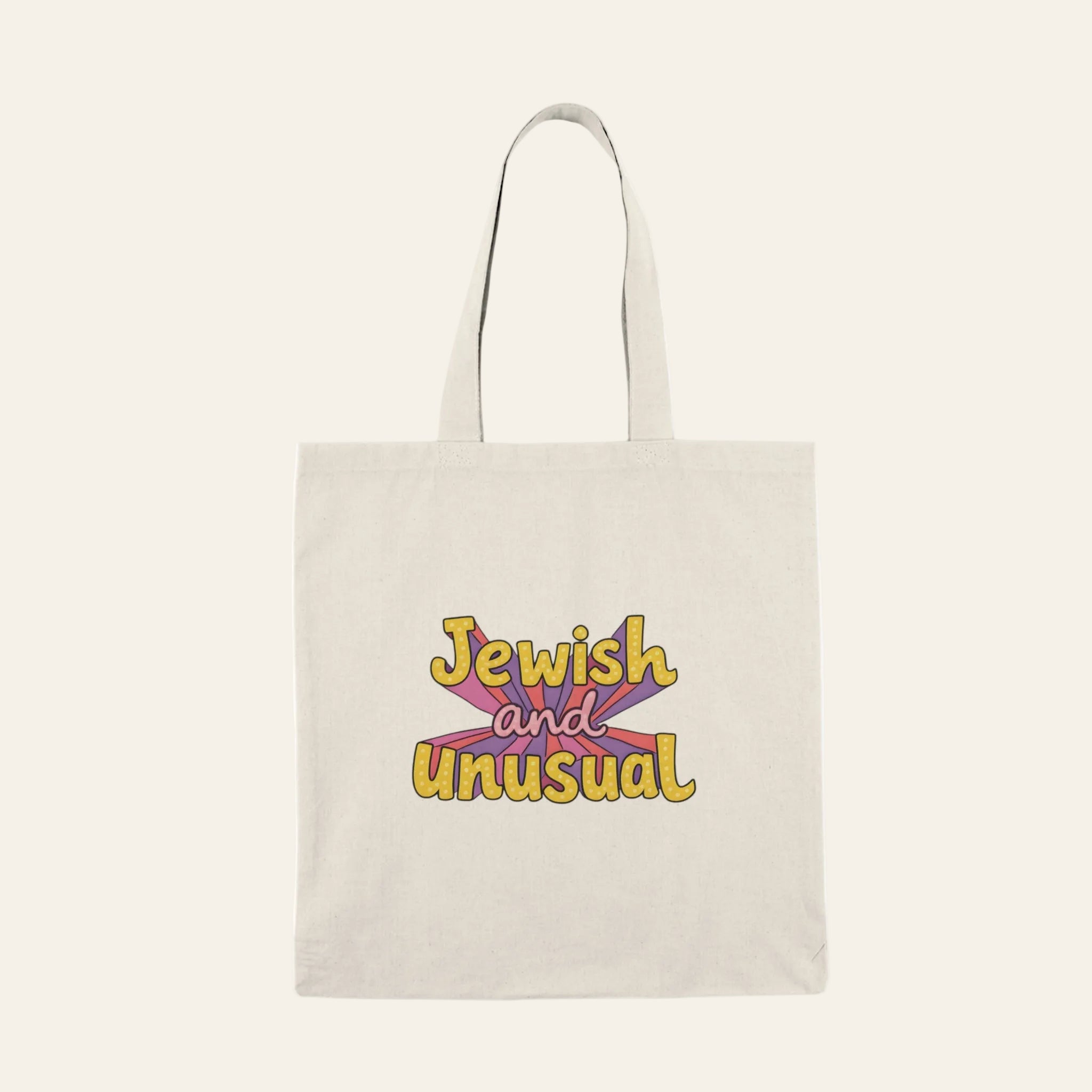 "Jewish and Unusual" Tote Bag