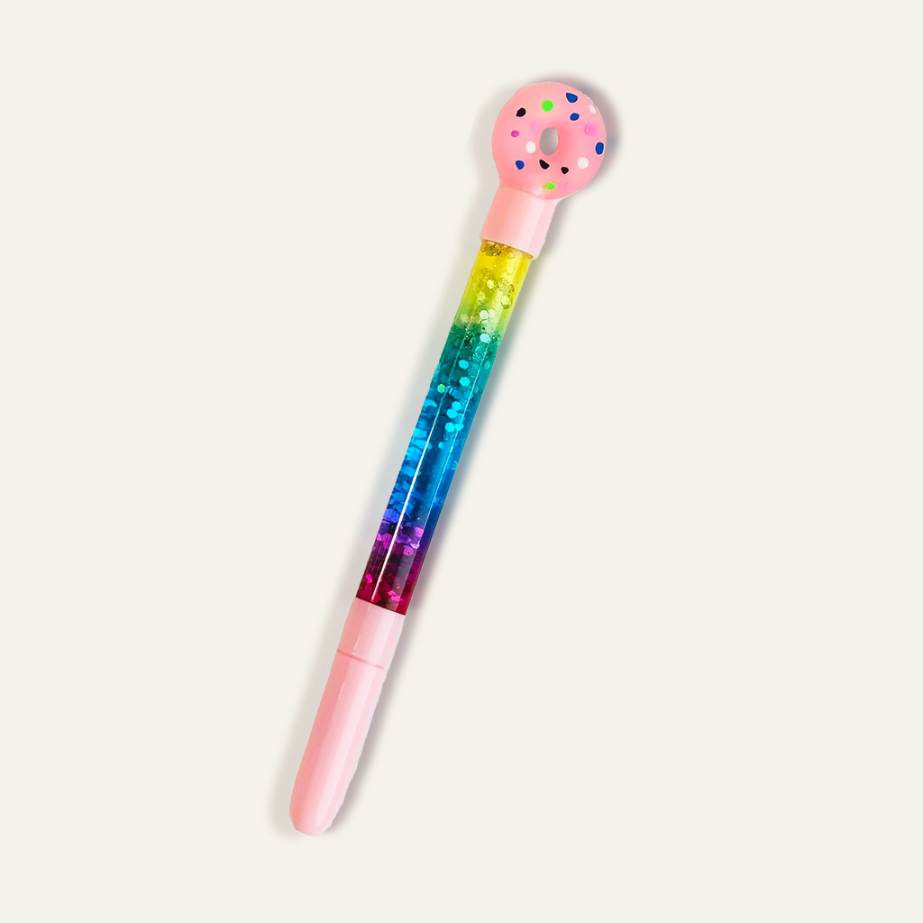 Donut pen included in kids stationery gift set