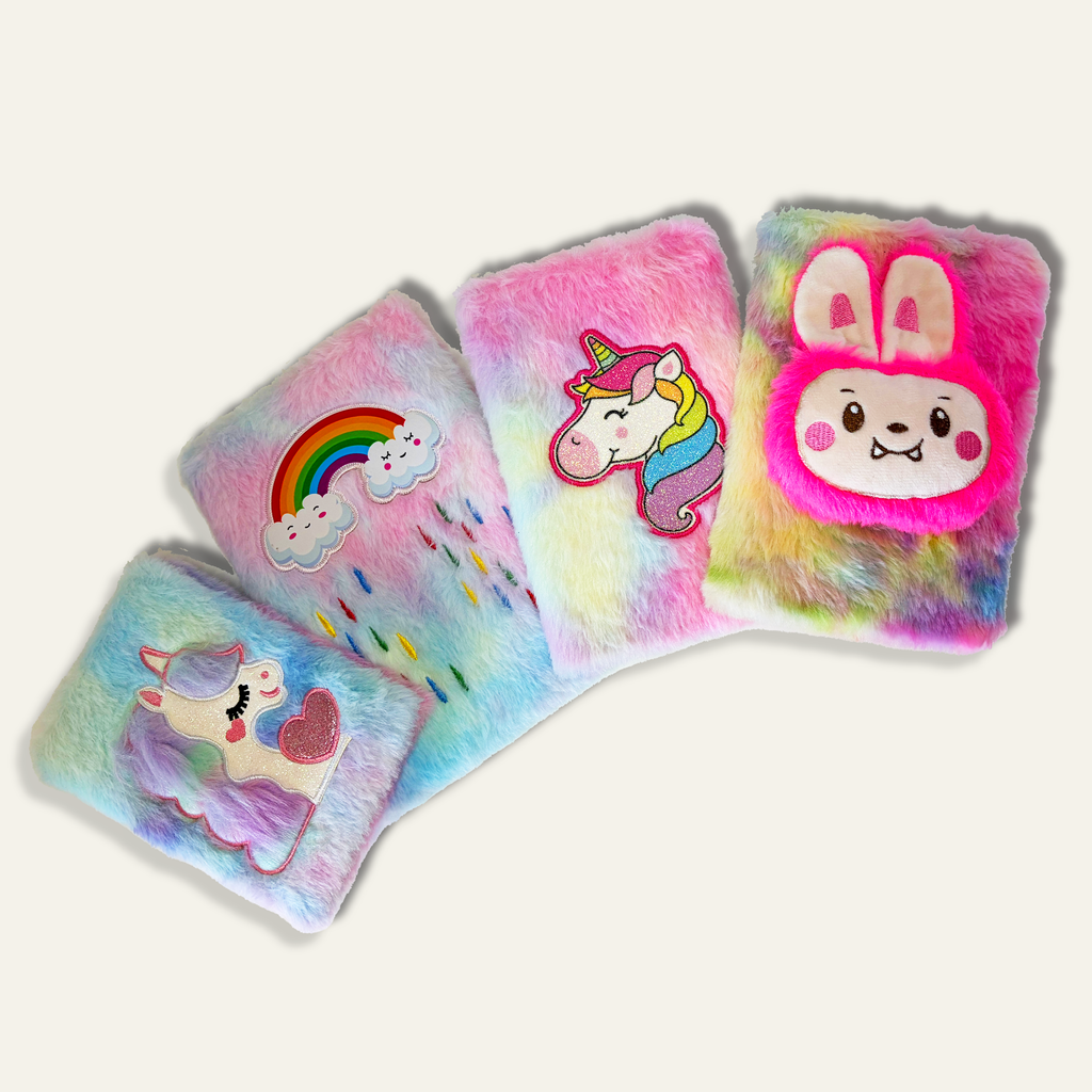 Cute kawaii stationery items included in mystery gift set