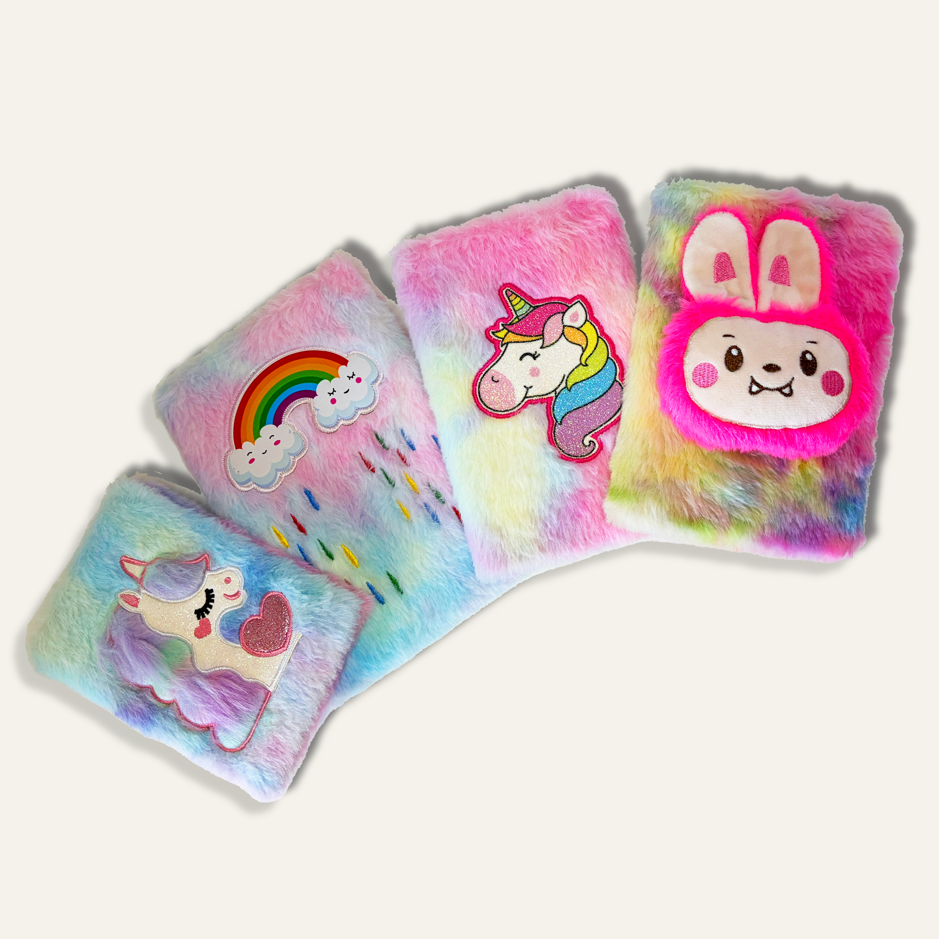 Cute kawaii stationery items included in mystery gift set