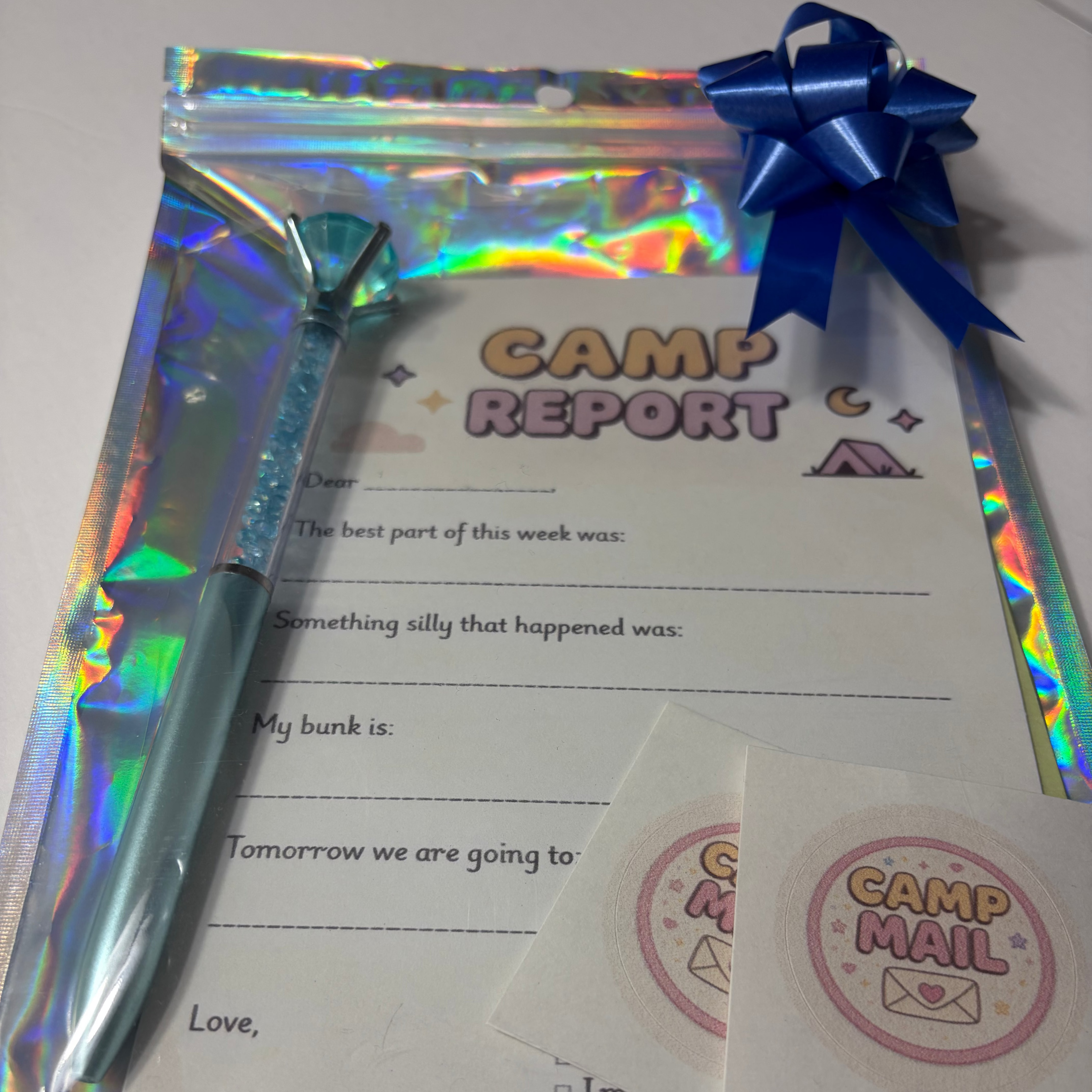 Sleepaway Camp Stationery Mail Kit