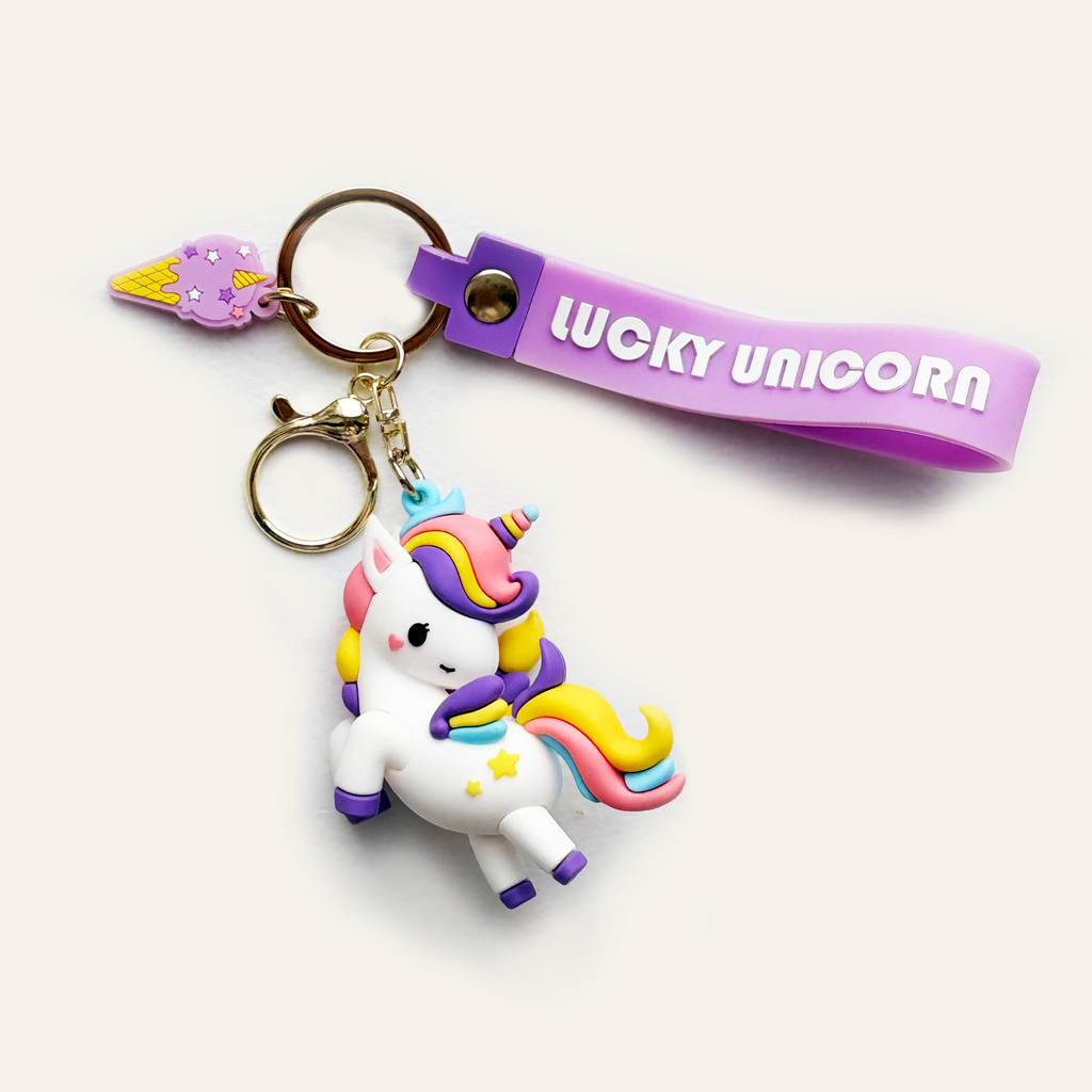 Unicorn keychain accessory for kids stationery gift